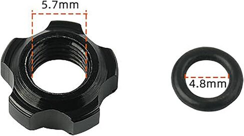 1 Set Presta Valve Removal Tool Bicycle Tubeless Valve Nut with Retaining Ring and Inner Tube Slide Wrench Mountain or Road Bike Accessories in Saudi Arabia