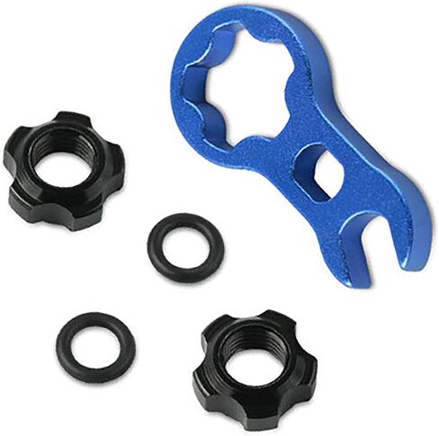 1 Set Presta Valve Removal Tool Bicycle Tubeless Valve Nut with Retaining Ring and Inner Tube Slide Wrench Mountain or Road Bike Accessories in Saudi Arabia