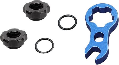 1 Set Presta Valve Removal Tool Bicycle Tubeless Valve Nut with Retaining Ring and Inner Tube Slide Wrench Mountain or Road Bike Accessories in Saudi Arabia