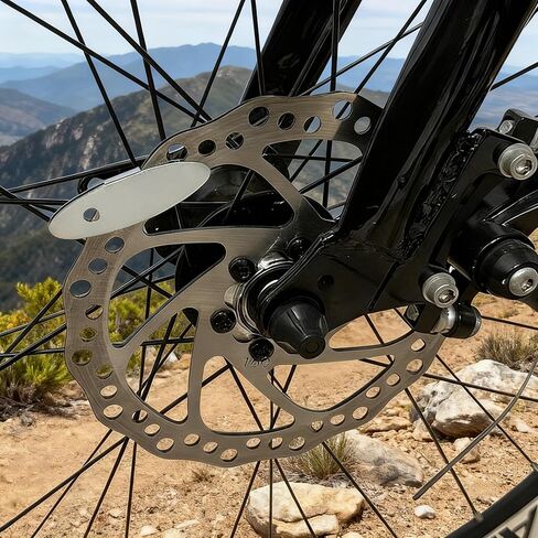 WAKALALA MTB & Road Bike Disc Brake Rotor Truing Tool Kit | Stainless Steel 4mm Alignment Wrench with 3 Openings | 4 Shims for High Efficiency Quick Adjustment Set in Saudi Arabia