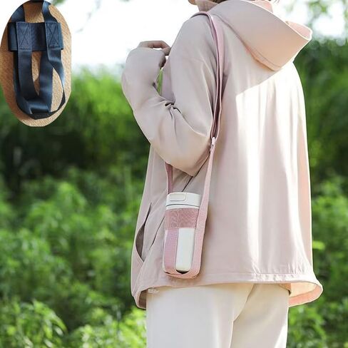 2 Pack Water Bottle Holder Strap Sling Universal Water Bottle Handle Carrier Crossbody Shoulder Strap for Insulated Water Bottles Stainless Steel Travel Mug Coffee Tumbler Hydration Bottles in Saudi Arabia