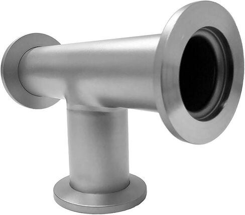 High Vacuum Stainless Steel KF-16 Tee Adapter - 304 Stainless Steel Flange Fitting(KF40) in Saudi Arabia