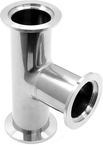 High Vacuum Stainless Steel KF-16 Tee Adapter - 304 Stainless Steel Flange Fitting(KF40) in Saudi Arabia