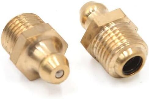 30PCS M10x1 Grease Nipple Fittings Straight Brass Grease Zerk Fittings for Car Motorcycle Truck in Saudi Arabia