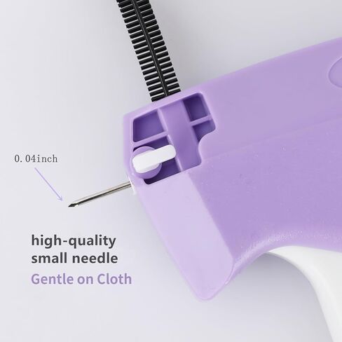 Stitchy Gun-Stitch Gun for Clothes-Tagging Gun for Clothing-Stitchy Quick Clothing Fixer-Includes 6 Needle, 1000 Black & 1000 White Fasteners in Kuwait