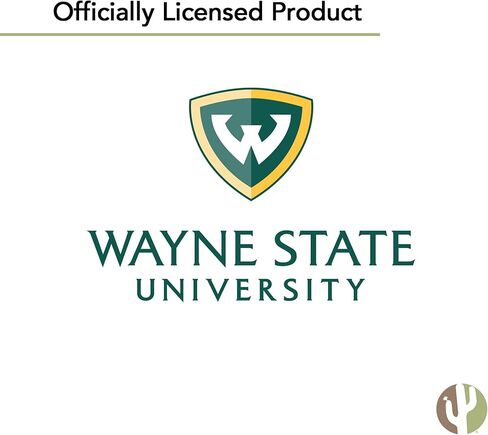 علم جامعة WSU من Desert Cactus Wayne State - لافتة محاربين مقاس 3 × 5 أقدام، قماش متين للاستخدام الداخلي/الخارجي، تصميم بوليستر 100% (النمط 1) in Saudi Arabia