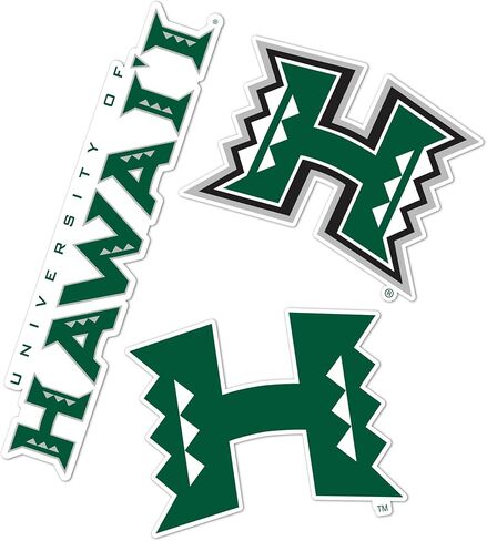 Desert Cactus University of Hawaii Sticker Rainbow Warriors UH Vinyl Decals Laptop Water Bottle Car Scrapbook T5 (Type 5-1) in Saudi Arabia