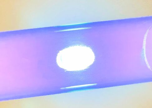 2 "OD x 1 3/4" ID x 12 "أنبوب شبكي طويل شفاف من الأكريليك الأزرق الشفاف - قطر 2 بوصة in Kuwait