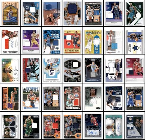 Basketball Sports Card Mystery Pack | Contains 25 Cards | 1x Autograph or Relic Cards Guaranteed | 3X Rookie Cards Guaranteed in Saudi Arabia