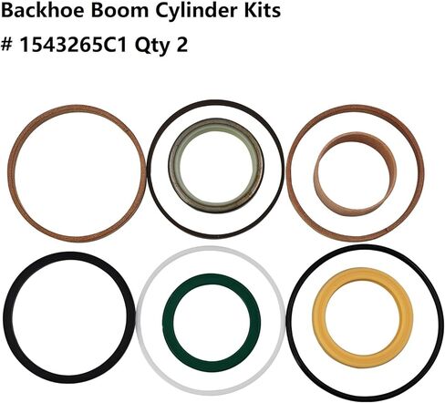 12Pcs Whole Machine Hydraulic Cylinder Seal Kit for Case 580B; 1543252C1 1543253C1 1543273C1 1543273C1 1543265C1 1543274C1 1543273C1; Lift Bucket Tilt Backhoe Stabilizer Swing Boom Dipper in Saudi Arabia