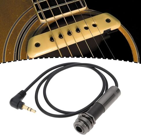 SING F LTD 3.5mm Pickups M1C2 Endpin Strapjack Harness Cable Jack Compatible with LR Baggs M1 and M80 in Saudi Arabia