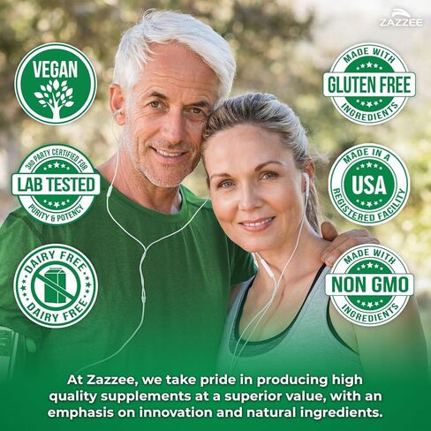 Zazzee USDA Organic Saffron 20:1 Extract, 88.5 mg, 0.3% Safranal, 100 Vegan Capsules, 3+ Month Supply, Concentrated and Standardized 20X Extract, Non-GMO, All-Natural, Made in the USA in Saudi Arabia