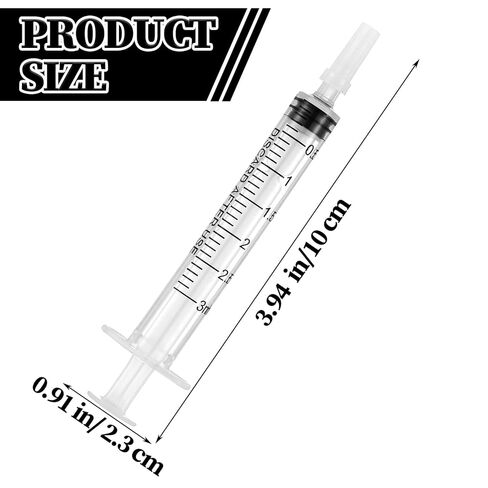 Kifmurase 25 Pcs 3 ml Syringe for Liquid Without Needle, Scientific Labs Syringes with Cap, Small Plastic Syringes for Science Student Measuring Liquid Pet Dog Cat Baby Feeding Oral Colostrum in Saudi Arabia