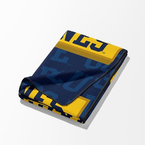 منشفة شاطئ وافل خالية من الرمال من Northwest NCAA Michigan Wolverines 2026 للرجال لكرة السلة الوطنية، حمام بوليستر خفيف الوزن وسريع الجفاف، معدات مروحة السفر للسباحة في حمام السباحة، 35 × 60 بوصة in Saudi Arabia