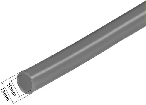 Silicone Tubing, 3/8"(10mm) ID x 1/2"(13mm) OD 3.3ft Rubber Tube Air Hose Water Pipe for Pump Transfer, Grey in Saudi Arabia