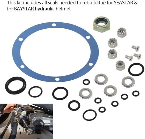 Hydraulic Seal Rebuild Kit for SeaStar & for BayStar Helm Model HS5176 HH-5271 5272 5741 5742 in Saudi Arabia