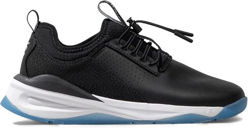 clove Classic Shoes for Doctors & Nurses, Fluid Resistant, Easy to Clean, Slip Resistant, Elastic No-Tie Laces, Sneakers for Men & Women Black in Saudi Arabia