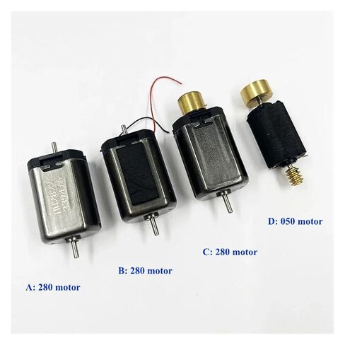 5-Pole Rotor Dual Shaft 050/280 Electronic Starter DC6V-12V High Speed Double Axis Engine Scale Model Toy Railway D in Saudi Arabia