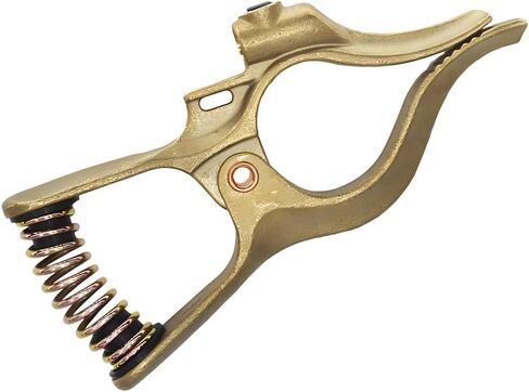T-Style Welding Ground Clamp, 300-Amp Brass Welding Ground Earth Grip Clip with Smooth Surface, Heavy Duty Manual Automotive Repair Accessories, Universal for Vehicles in Saudi Arabia