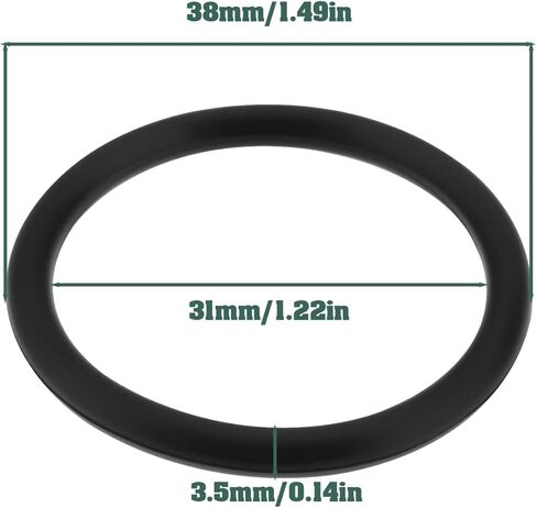 20x Piston O-Ring Nailers Replacement 876-174 Compatible with Hitachi NV45AA N5008A N5010A 38x31x3.5mm in Saudi Arabia