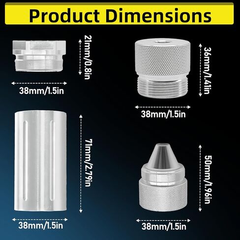 1.375X24 1.375 أجزاء مخروطية الشكل أغطية نهاية أغطية صواميل من سبائك الألومنيوم الفضية، أغطية نهاية مخروطية من الألومنيوم الملولبة لأجزاء فرايت لاينر كينوورث بيتربيلت فولفو ماك الدولية للشاحنات in Kuwait