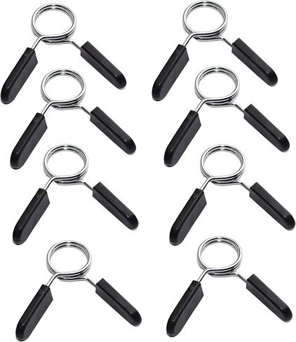 مشابك أثقال مقاس 1 بوصة، مشبك زنبركي للدمبل، أطواق دائرية للياقة البدنية، مشبك قفل لرفع الأثقال، قضيب حديدي قياسي لتدريبات القوة، ملحقات صالة الألعاب الرياضية in Kuwait