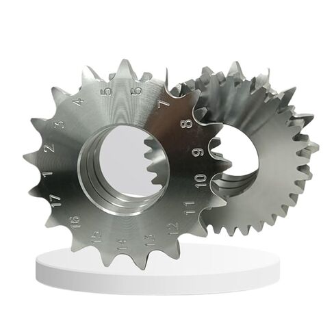 304 Stainless Steel Sprocket Gear conveying Equipment Industrial Machinery Transmission Wheel 3 Points 4 Points 5 Points Single Double Row Double Pitch in Saudi Arabia