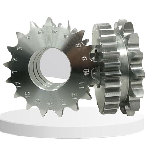 304 Stainless Steel Sprocket Gear conveying Equipment Industrial Machinery Transmission Wheel 3 Points 4 Points 5 Points Single Double Row Double Pitch in Saudi Arabia