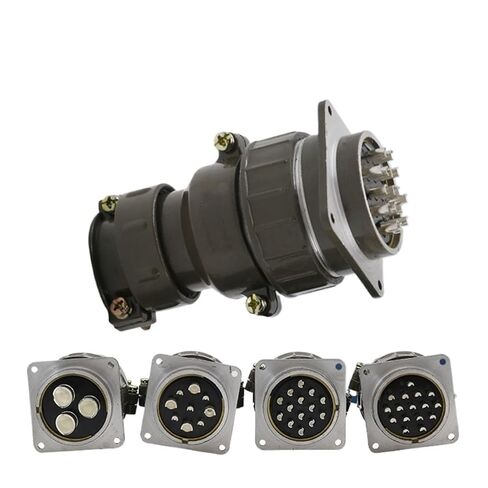 Aviation Socket Round Connector P40 3.9.14.16 Core Diameter 40MM 1Pcs(3 core) in Saudi Arabia