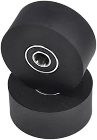 1 Piece 10mm Inner Diameter 45mm Diameter Polyurethane Molded Bearing Pulley PUT680045-20 Double 6800 Bearing PU Coated Roller 10 * 45 * 20(10x40x30mm) in Saudi Arabia