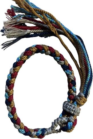 TAKANAP Tibetan Handmade Woven Bracelet with Good Luck – Good Luck & Prosperity Talisman with Blessing Charm for Protection & Peace in Saudi Arabia