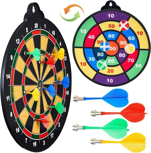 12Pcs Magnetic Darts, Plastic Darts Replacement Dart for Magnet Dartboard, Magnetic Darts for Kids Adults Target Game Toy in Saudi Arabia