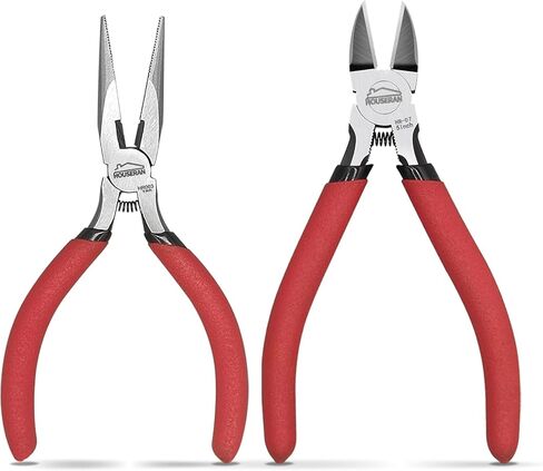 مجموعة مربعة من قطعتين ، و 5 بوصات من الأنف من الأسلاك وقواطع الأسلاك ، وعروض مجوهرات محملة الزنبرك الصغيرة وقواطع التدفق لصياغة ، والانحناء ، وأسلاك القطع ، وروابط الرمز البريدي ، والإلكترونيات in Kuwait