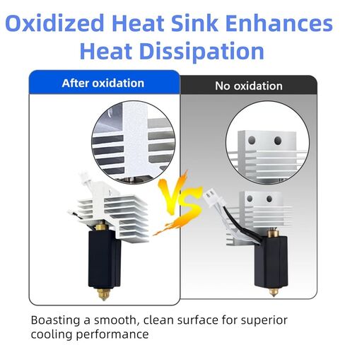طقم Hotend سيراميك 0.4 مم لـ Elegoo Centauri Carbon - طقم الطارد مع 3 فوهات نحاسية بديلة 320 درجة مئوية لحام مقوى مقاوم للحرارة لطابعة Elegoo ثلاثية الأبعاد in Kuwait