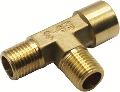 1 قطعة تركيبات الأنابيب النحاسية ذكر أنثى موضوع الكوع المستقيم 3 اتجاهات 4 اتجاهات التوصيل طوقا الجوز، موصل مقرنة محول النحاس (الحجم: Tee-FMM، اللون: 1/2") in Kuwait