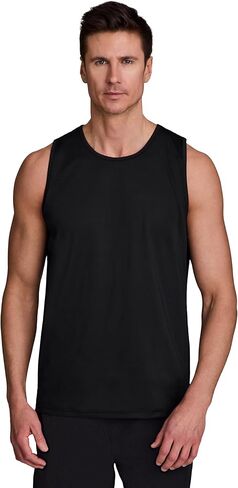 RBX Active Men's Lightweight Quick Dry Performance Sleeveless Muscle Tee in Saudi Arabia