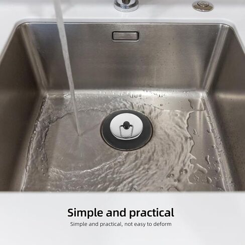 Rubber Tub Drain Plug Stopper Sink Stopper for Kitchen Bathroom Drain Cover for Bathtubs Sinks Easy Maintenance and Cleaning in Saudi Arabia