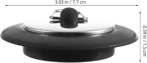 Rubber Tub Drain Plug Stopper Sink Stopper for Kitchen Bathroom Drain Cover for Bathtubs Sinks Easy Maintenance and Cleaning in Saudi Arabia