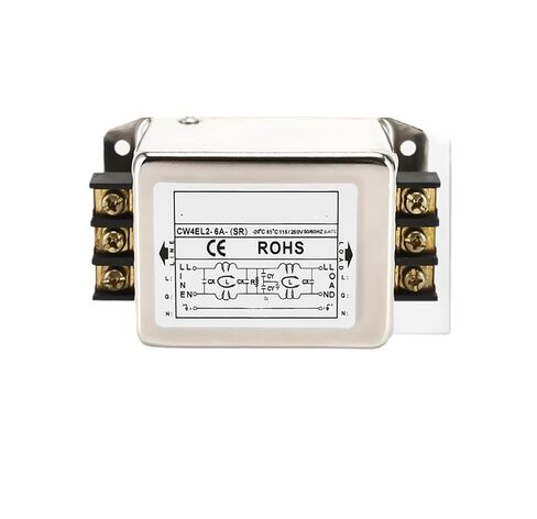 CW4EL2-6A/10A/20A/30A-SR Railless Power Filter Single-Phase AC Terminal Block Anti-Interference 220V(CW4EL2-6A-SR) in Saudi Arabia