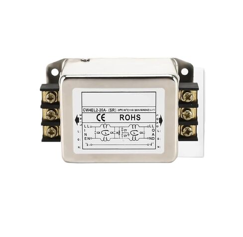 CW4EL2-6A/10A/20A/30A-SR Railless Power Filter Single-Phase AC Terminal Block Anti-Interference 220V(CW4EL2-6A-SR) in Saudi Arabia