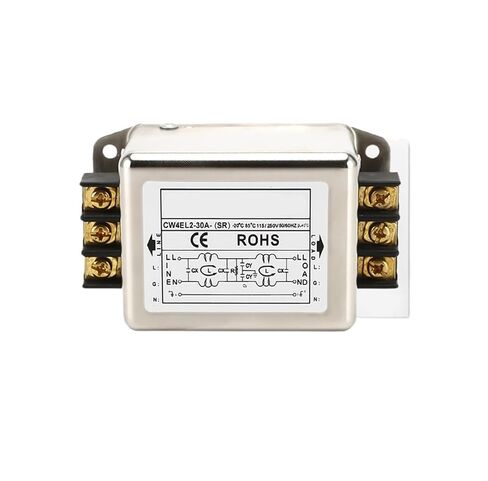 CW4EL2-6A/10A/20A/30A-SR Railless Power Filter Single-Phase AC Terminal Block Anti-Interference 220V(CW4EL2-6A-SR) in Saudi Arabia