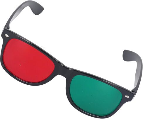 Amblyopia Training Poker Card, Rehabilitation Red Green Glasses for Color Blind Patients for Daily Use in Saudi Arabia