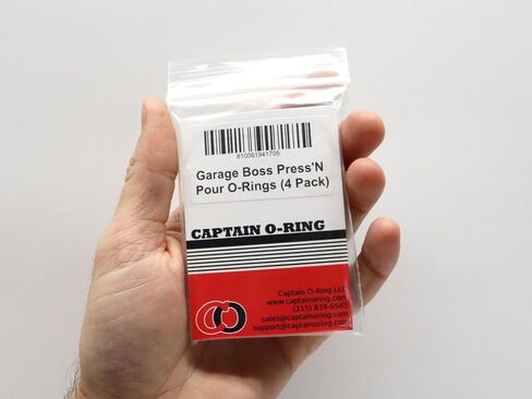 Captain O-Ring - حلقات بديلة لعلب وقود Garage Boss (Briggs & Stratton) Press 'N Pour للغاز والديزل والكيروسين (4 عبوات) in Saudi Arabia