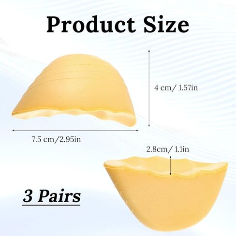3 Pairs Shoe Filler for Too Big Shoes, Toe Inserts for Shoes Too Big Toe Cushion Fillers Size Reducer Make Shoe Fit Tighter Heel Cushion for Sneakers Heels Flats Boots for Men Women in Saudi Arabia