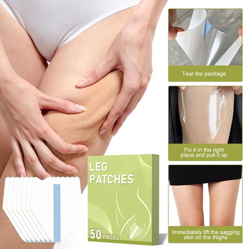 50 قطعة من شريط رفع الفخذ - رقع رفع وتوهج الساقين لاصقة غير مرئية مقاومة للماء (شفاف) in Kuwait
