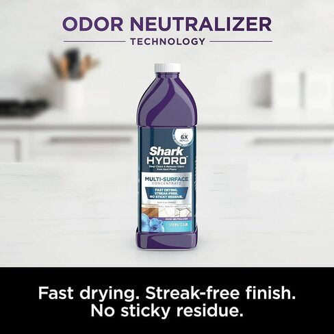 Shark HydroDuo مع تقنية كشف الأوساخ، نظام تنظيف لاسلكي للأرضيات الصلبة يوميًا، التقاط الحطام الرطب والجاف، مماسح ودعك في وقت واحد، الخشب الصلب، البلاط، الصفائح والحجر، WW200 (متجدد) in Saudi Arabia