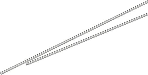 304 Stainless Steel Capillary Tube, OD 0.8mm x 0.1mm Wall Thick 250mm Length Metal Tubing for Industry Machinery, 2Pcs in Saudi Arabia