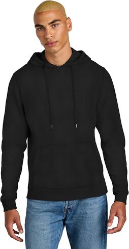 District Perfect Tri Fleece Pullover Hoodie DT1300 - Black - L in Saudi Arabia