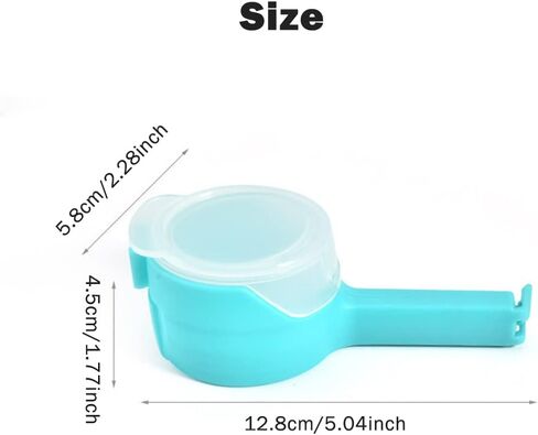 4Pcs Bag Clips for Food,Food Storage Sealing Clips with Pouring Spouts,Sealing Clip with Nozzle,Chip Bag Clips,Cap Sealer Clip for Chip Bag,Bulk Candy Bag,Cereal Bag,Dog Food Bag in Saudi Arabia