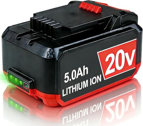 استبدال FSKE 2Pack 5.0Ah لبطارية ليثيوم Bauer 20V 1701C-B 1702C-B 1907C-B 2108C-B 2109C-B - متوافق مع أدوات طاقة بطارية Bauer in Saudi Arabia